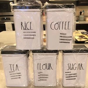 Rae Dunn Kitchen Tins